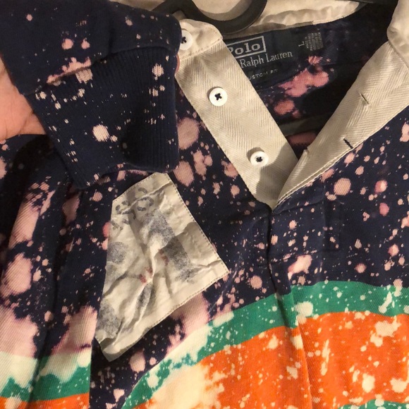 Bleached Vintage Ralph Lauren Rafting Polo - Picture 4 of 4